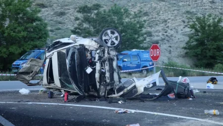 Çankırı’da Trafik Kazası: 1 Meyyit, 3 Yaralı